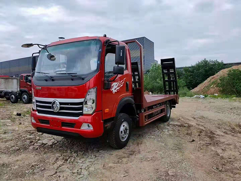 國六重汽王牌藍牌平闆運輸車